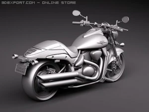 Suzuki Boulevard Intruder 3D Model