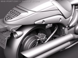 Suzuki Boulevard Intruder 3D Model