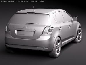 Kia Ceed 5-door 2010 3D Model