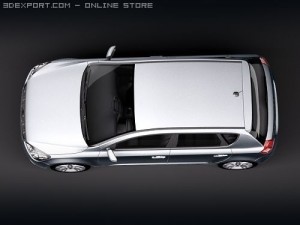 Kia Ceed 5-door 2010 3D Model