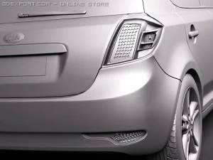 Kia Ceed 5-door 2010 3D Model