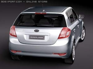 Kia Ceed 5-door 2010 3D Model