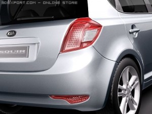 Kia Ceed 5-door 2010 3D Model