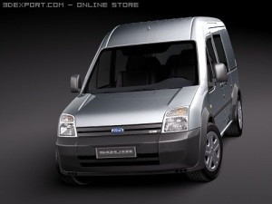 Transit Connect 2012 3D Model