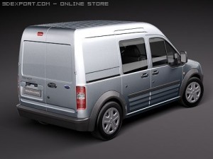 Transit Connect 2012 3D Model