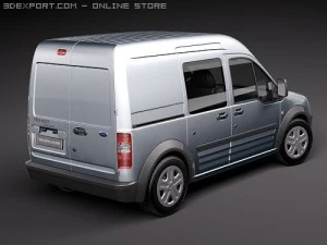 Transit Connect 2012 3D Model