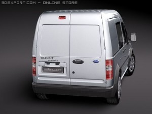 Transit Connect 2012 3D Model