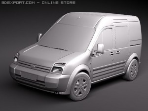 Transit Connect 2012 3D Model