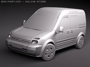 Transit Connect 2012 3D Model