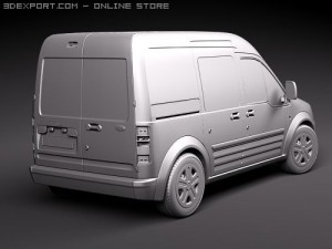 Transit Connect 2012 3D Model