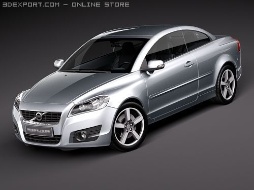 Volvo C70 2010 Model 3D .c4d .max .obj .3ds .fbx .stl .blend 