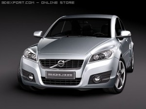 Volvo C70 2010 Model 3D