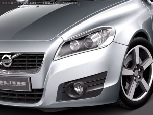 Volvo C70 2010 Model 3D