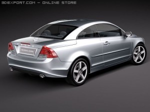 Volvo C70 2010 Model 3D