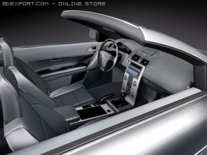 Volvo C70 2010 Model 3D