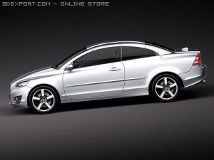 Volvo C70 2010 Model 3D