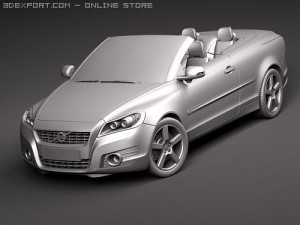 Volvo C70 2010 Model 3D