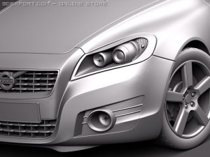 Volvo C70 2010 Model 3D