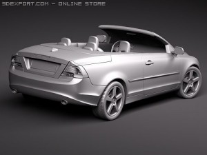 Volvo C70 2010 Model 3D