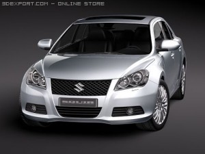 Suzuki Kizashi Sedan Modèle 3D