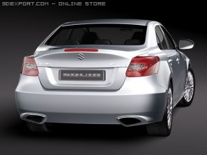 Suzuki Kizashi Sedan Modèle 3D