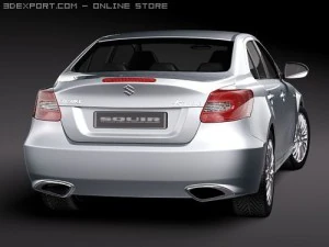 Suzuki Kizashi Sedan 3D Model