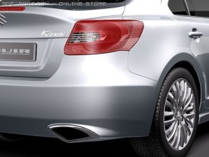 Suzuki Kizashi Sedan Modèle 3D