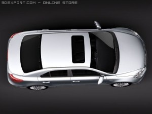 Suzuki Kizashi Sedan Modèle 3D