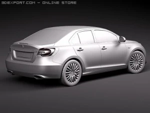 Suzuki Kizashi Sedan 3D Model
