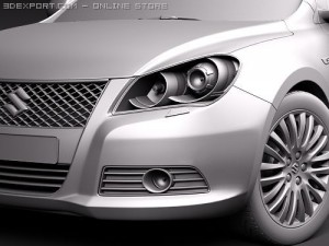 Suzuki Kizashi Sedan Modèle 3D