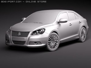 Suzuki Kizashi Sedan Modèle 3D