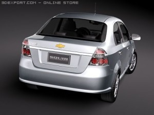 Chevrolet Aveo Sedan 3D Model