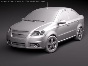 Chevrolet Aveo Sedan 3D Model