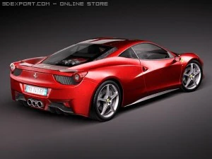 Ferrari 458 Italia Coupe 3D Model
