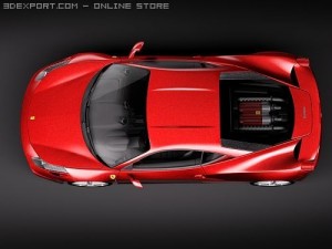 Ferrari 458 Italia Coupe 3D Model