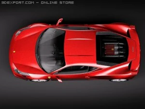 Ferrari 458 Italia Coupe 3D Model