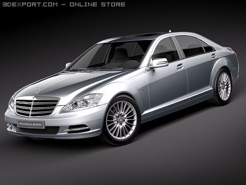 Mercedes-Benz S-class 2010 Modello 3D .c4d .max .obj .3ds .fbx .stl .blend 