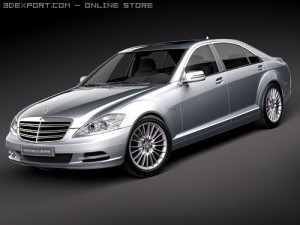 Mercedes-Benz S-class 2010 3D Model