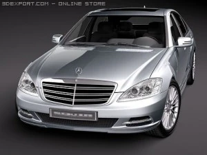 Mercedes-Benz S-class 2010 3D Model