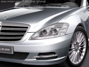 Mercedes-Benz S-class 2010 3D Model