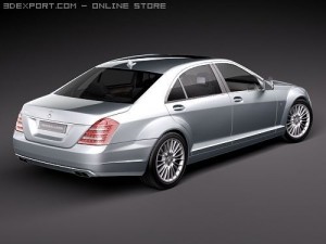 Mercedes-Benz S-class 2010 Modello 3D