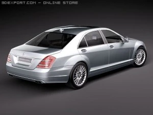 Mercedes-Benz S-class 2010 3D Model