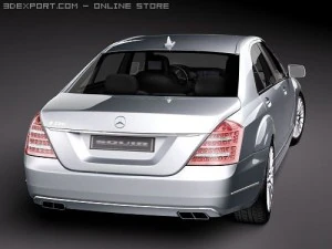 Mercedes-Benz S-class 2010 3D Model
