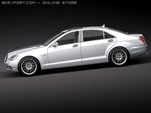 Mercedes-Benz S-class 2010 3D Model
