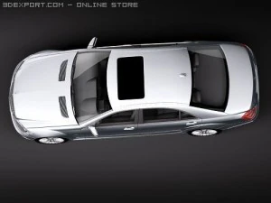 Mercedes-Benz S-class 2010 3D Model