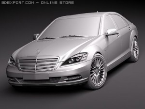 Mercedes-Benz S-class 2010 Modello 3D