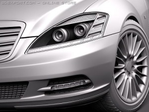 Mercedes-Benz S-class 2010 Modello 3D