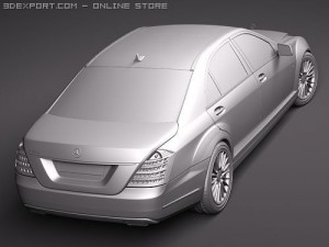 Mercedes-Benz S-class 2010 Modello 3D