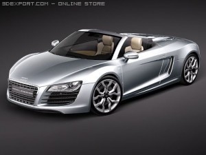 Audi R8 Spyder Model 3D