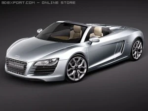 Audi R8 Spyder Modello 3D